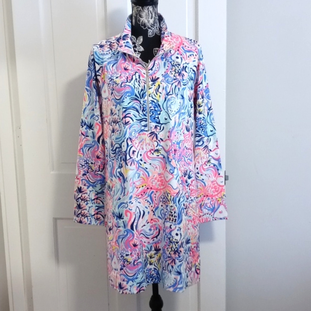 🆕️ 🐠HTF Lilly Pulitzer🐠 - UPF 50+ Skipper Popover Dress
